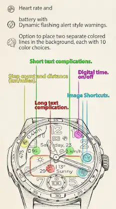 Watch Face CUE162 screenshot 2