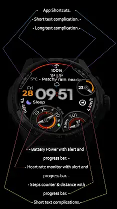 Watch Face CUE168 screenshot 2
