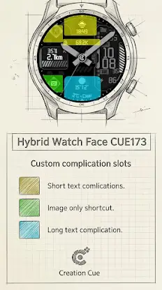 Watch Face CUE173 screenshot 4