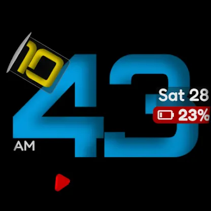 Digital Watch Face CUE174 screenshot 13