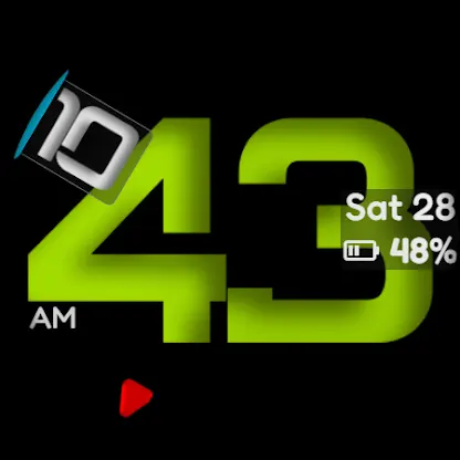 Digital Watch Face CUE174 screenshot 12