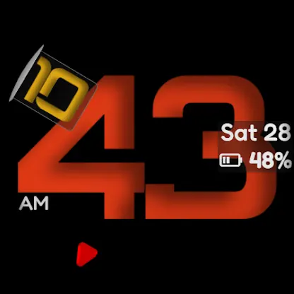 Digital Watch Face CUE174 screenshot 11