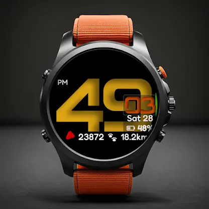 Digital Watch Face CUE174 screenshot 6