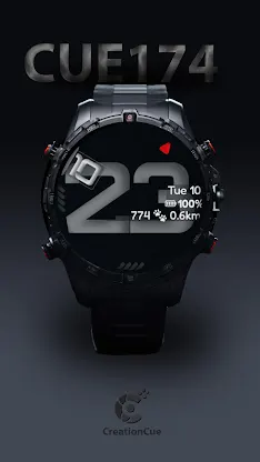 Digital Watch Face CUE174 screenshot 8