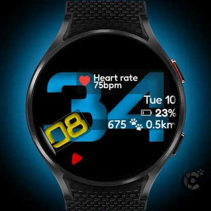 Digital Watch Face CUE174 screenshot 7