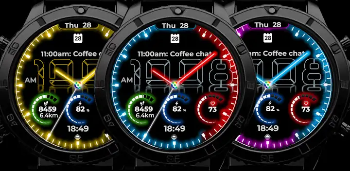 Hybrid Watch Face CUE176 — Android app banner