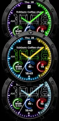 Hybrid Watch Face CUE176 screenshot 7