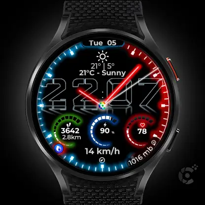 Hybrid Watch Face CUE176 screenshot 1