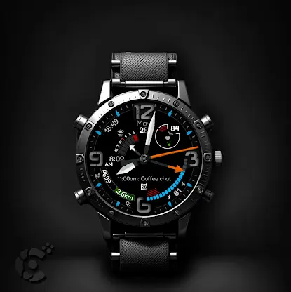 Analog Watch Face CUE177 screenshot 4