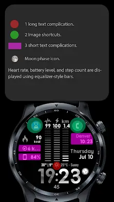 Digital Watch Face CRC069 screenshot 2