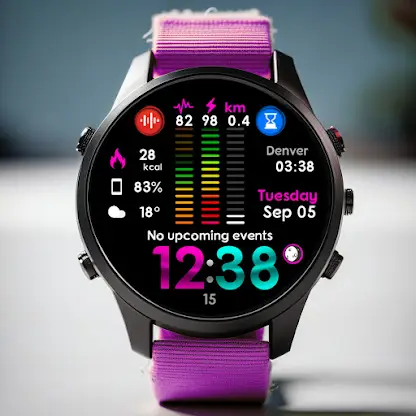 Digital Watch Face CRC069 screenshot 1