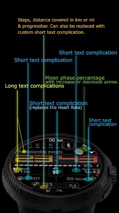 Digital Watch Face CRC087 screenshot 2