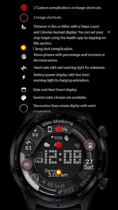 Digital Watch Face CRC092 screenshot 2
