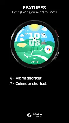 Countryside Watch Face Wear OS screenshot 3