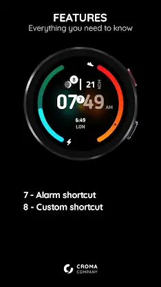 Nebula Watch Face Wear OS screenshot 3