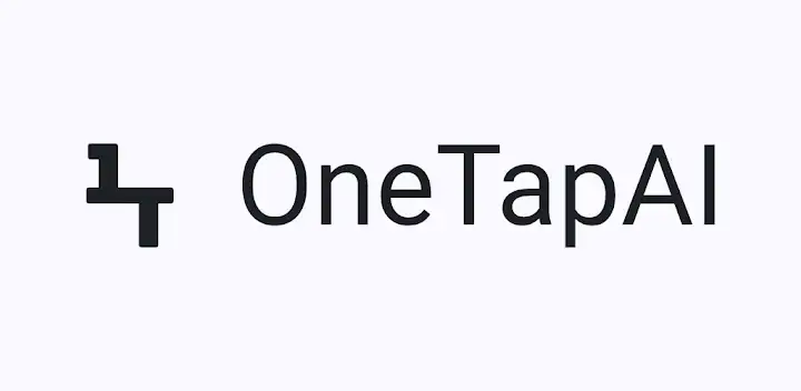 OneTapAI: Save time with AI — Android app banner