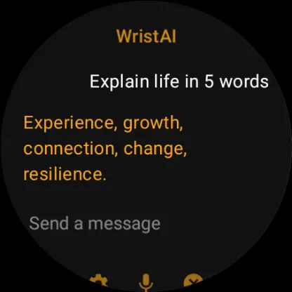 WristAI: GPT Ai for smartwatch screenshot 4