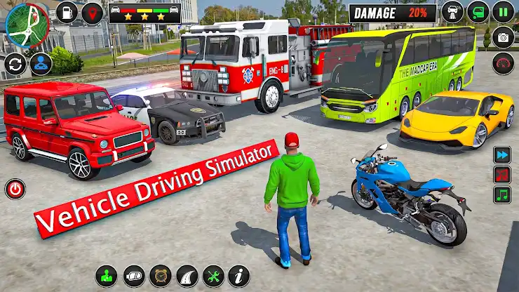 Real Car Driving Sim 3D Game screenshot 2