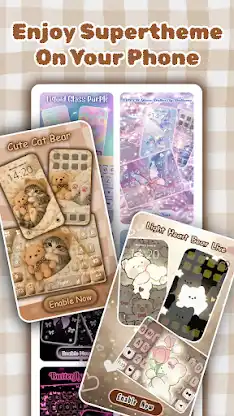 Cute Bear Super Theme screenshot 3