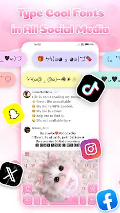 Cute Bow Cat Super Theme screenshot 6