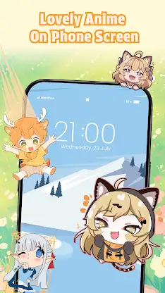 Pet On Screen - Anime Shimeji screenshot 1