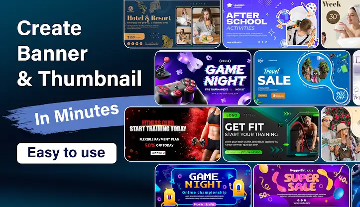 AI Banner Maker: Design Banner screenshot 1