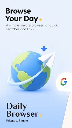 Daily Browser - Private Simple screenshot 1