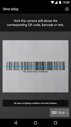 Mercedes-Benz PartScan screenshot 2