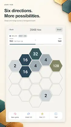 2048 Hex screenshot 2