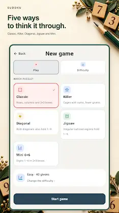 Sudoku screenshot 2
