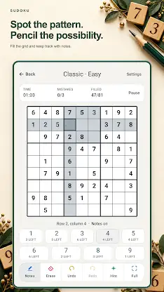 Sudoku screenshot 3