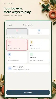Tic Tac Toe screenshot 2