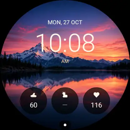 Aurora: Scenic Watch Face screenshot 3