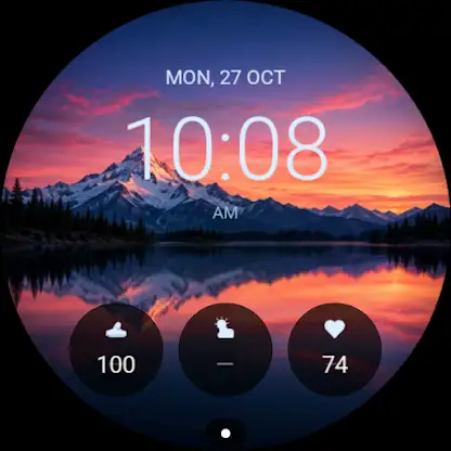 Aurora: Scenic Watch Face screenshot 4