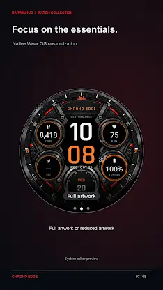 Chrono Edge: Sport Watch Face screenshot 7