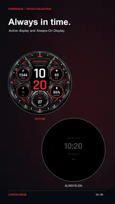 Chrono Edge: Sport Watch Face screenshot 5