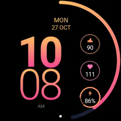 Nexus: Futuristic Watch Face screenshot 4