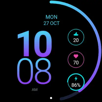 Nexus: Futuristic Watch Face screenshot 1