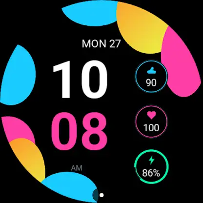 Pixel: Colorful Watch Face screenshot 4