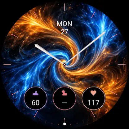 Vortex: Swirl Watch Face screenshot 3