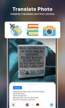 Translate Photo+ Scan Camera screenshot 1