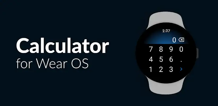 Calculator for Wear OS — Android app banner