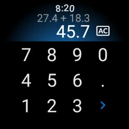 Calculator for Wear OS screenshot 3