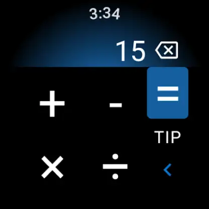 Calculator for Wear OS screenshot 4