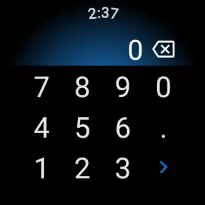 Calculator for Wear OS screenshot 1