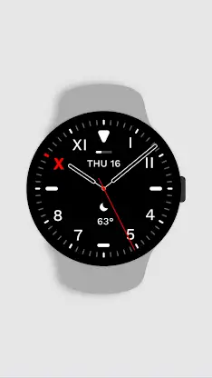 California Analog watch face screenshot 1