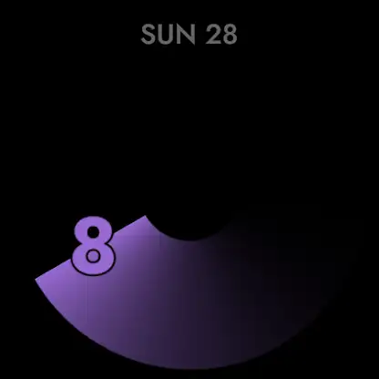 Circle Analog watch face screenshot 5
