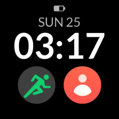 Essential Digital watch face screenshot 2