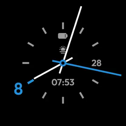 Forward Analog watch face screenshot 2