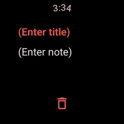 Notes for Wear OS screenshot 2